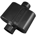 10 Series Delta Force Race Muffler 10 Series Race Muffler 2.50 Center In 2.50 Center Out Low Profile Aggressive Sound Flowmaster