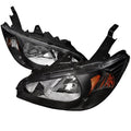 CRYSTAL HOUSING HEADLIGHTS BLACK