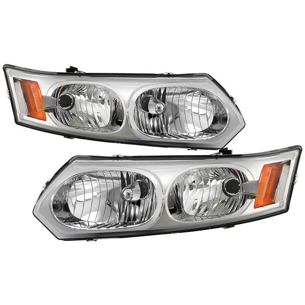 xTune 03-07 Saturn ION (Sedan Only) OEM Style Headlights - Black HD-JH-SAION-4D-AM-C
