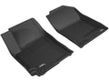 3D MAXpider 2018-2020 Kia Rio/Rio 5-Door Kagu 1st Row Floormat - Black