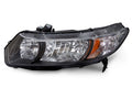 LH H/LMP LENS/HOUSING; CPE; 5 SPEED MANUAL/AUTO TRANS; W/CLEAR SGNL LENS CIVIC 201011