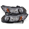 LH H/LMP LENS/HOUSING; CPE; 5 SPEED MANUAL/AUTO TRANS; W/CLEAR SGNL LENS CIVIC 201011