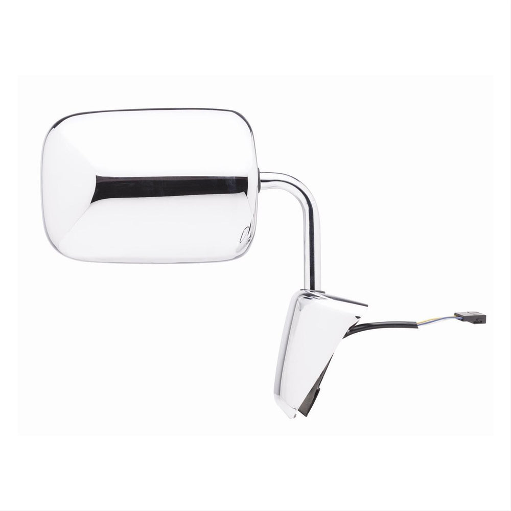 8893 DODGE PU/RAM CHARGER RH POWER OE MIRROR CHROME 6X9 OPTION LOW MOUNT