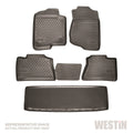 ~(6 lbs. 33X20X6)~ Profile Floor Liners 2nd and 3rd Row Black Tahoe/Yukon 2015-2019