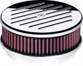 Round 6-3/8in Air Cleaner Ball Milled