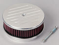 Round 6-3/8in Air Cleaner Ball Milled