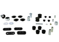 Essential Vehicle Kit 2 Shell Bushings 18 Bushings 6 Tubes Removal Tool 1 Bolt 3 Washers 1 Nut Install Guide Grease