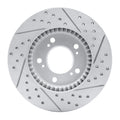 DFC 91-01 Acura Legend Front Left Drilled & Slotted Geoperformance Rotor