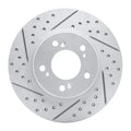 R1 91-01 Acura Legend Front Left Drilled & Slotted Geoperformance Rotor