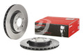 Brembo 2019 Land Rover Range Rover Rear Premium UV Coated OE Equivalent Rotor