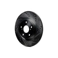 R1 71-83 Renault R15 Front Right Rear Right Drilled & Slotted Black Brake Rotor