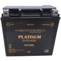 12 V HIGH PERFORMANCE FACTORY ACTIVATED AGM BATTERY GYZ16HL (W/BUILT IN BRASS NU
