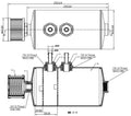 Catch Can Dual Inlet Black Aluminum -10an ORB