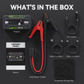 JUMP STARTER W/ LIFEPO4 SAFETY BATTERY 2250 AMP GAS/DIESEL GREY/GREEN