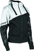 Speed and Strength Cat Outa Hell Hoody White/Black Womens - XS