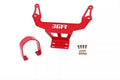 BMR 08-17 Challenger Front Driveshaft Safety Loop - Red