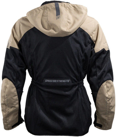 Speed and Strength Starstruck Mesh Jacket Trench Tan/Black Womens - 2XL