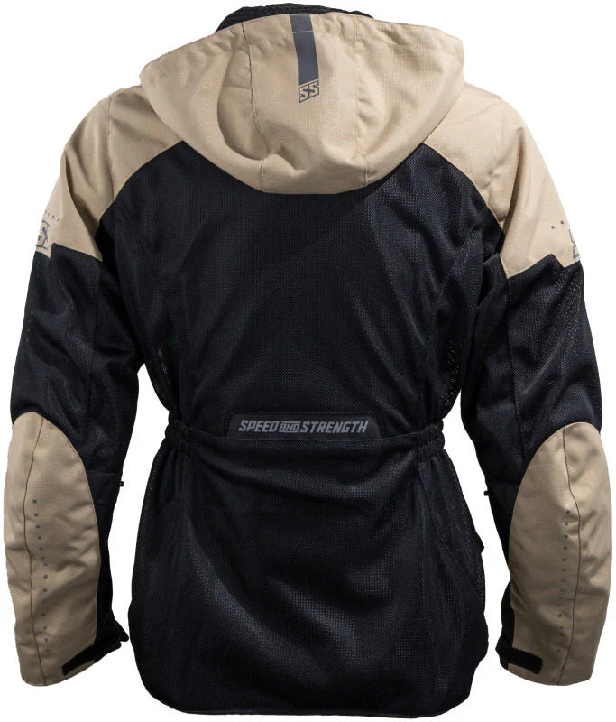 Speed and Strength Starstruck Mesh Jacket Trench Tan/Black Womens - Small