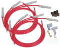 Super Conductor Spark Plug Wire Set Multi-Angle Plug Hei Cap For Engines With Late-Model Type (Hei Spark Plug Top) Distributor Caps 90 Degree Distributor Boots And Terminals Included MSD Ignition