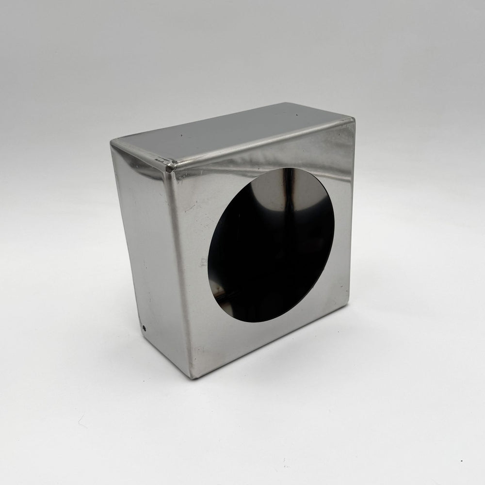 LIGHT BOX,SINGLE RD,6X6X3,STNLS STE
