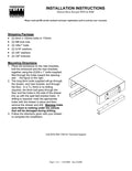 Tuffy 058 & 063 Black (2) Bracket 3In Riser Bracket