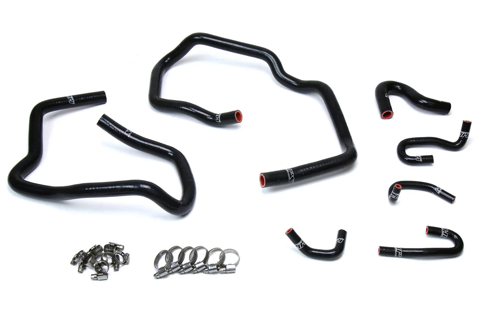 HPS Performance Reinforced Black Silicone Heater Hose Kit Coolant for Toyota 10-14 FJ Cruiser 4.0L V6