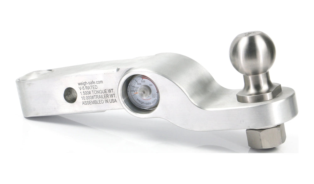 Weigh Safe Tongue Weighing 2in Drop Fixed Height Ball Mount w/2in Tow Ball (STB01)