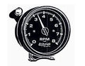 AutoMeter Tachometer Gauge 10K RPM 3 3/4in Pedestal w/Ext. Shift-Light - Black Dial/Black Case