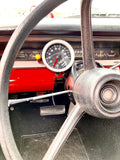 AutoMeter Tachometer Gauge 10K RPM 3 3/4in Pedestal w/Ext. Shift-Light - Black Dial/Black Case