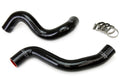 HPS Performance Black Reinforced Silicone Radiator Hose Kit Coolant for Scion 05-10 tC