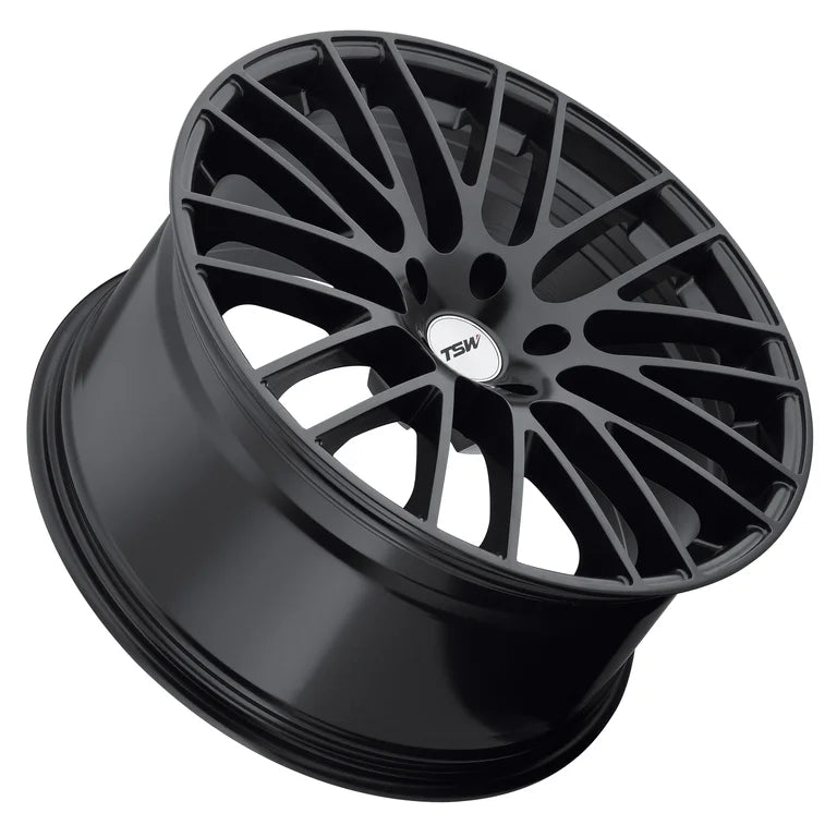 TSW Alloy Wheels black auto part