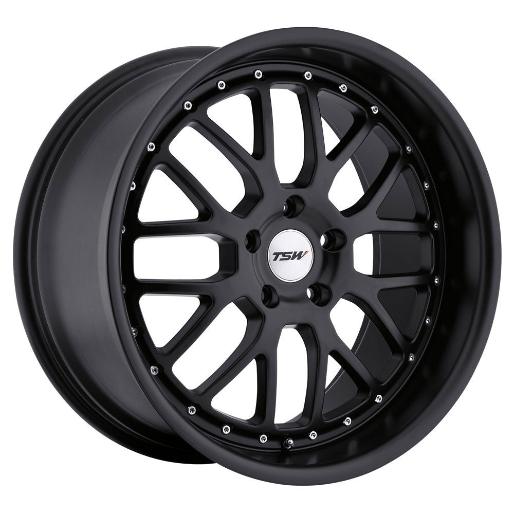 TSW Alloy Wheels black auto part