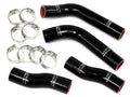 HPS Performance Black Reinforced Silicone Coolant Hose Kit (4pc set) for front radiator for Toyota 90-99 MR2 3SGTE Turbo