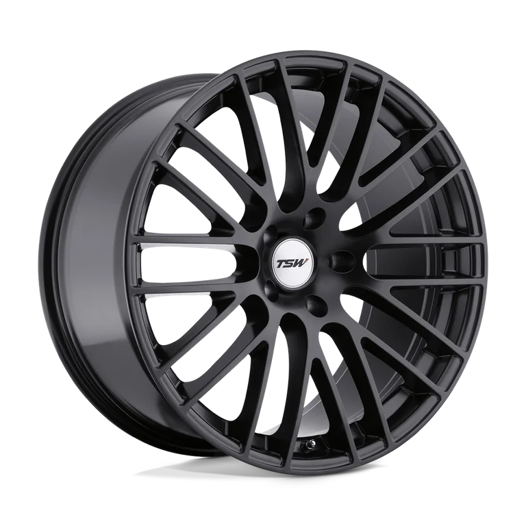 TSW Alloy Wheels black auto part
