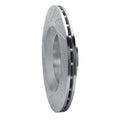 DFC 17-24 Maserati Ghibli Rear Right Drilled & Slotted Silver Brake Rotor