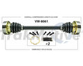 NEW CV AXLE