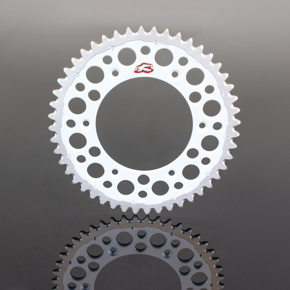 Renthal 91-24 KTM 125-525 EXC/SX/SX-F/XC/XC-W/XC-F Rear Twinring - Silver 520-48P Teeth