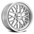 ~(45 lbs. 21X21X11)~ TSW HOCKENHEIM S 19x9.5 5/112 ET40 CB66.56 SILVER W/MIRROR CUT LIP (CHROME HEX NUT)