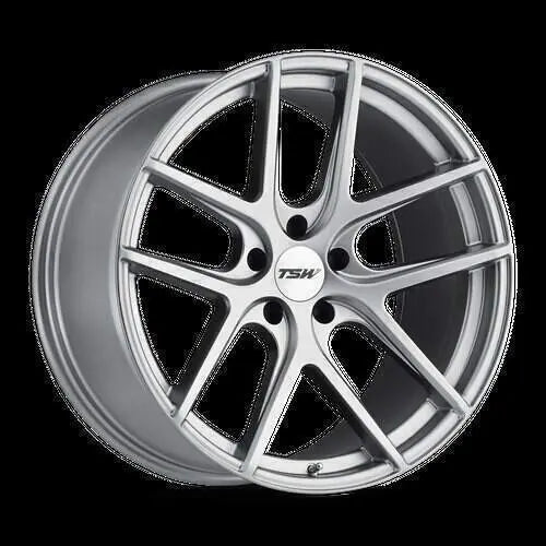 TSW Alloy Wheels silver auto part
