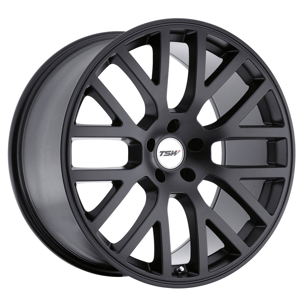 TSW Alloy Wheels black auto part