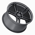 ~(29 lbs. 21X21X11)~ TSW MECHANICA 19x9.5 5/120 ET39 CB76.1 MATTE GUNMETAL W/MATTE BLACK FACE