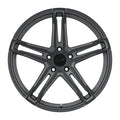~(29 lbs. 21X21X11)~ TSW MECHANICA 19x9.5 5/120 ET39 CB76.1 MATTE GUNMETAL W/MATTE BLACK FACE