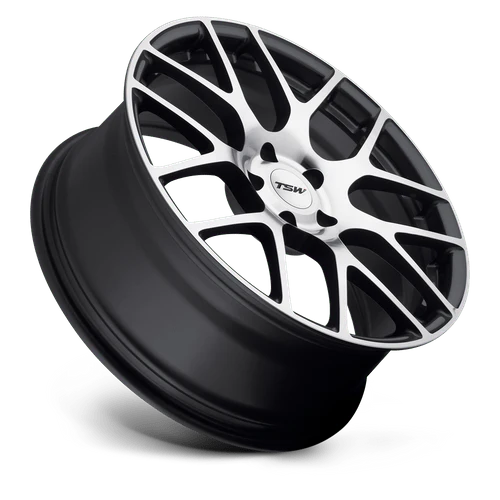 ~(30 lbs. 21X21X12)~ TSW NURBURGRING 19x10.5 5/120 ET27 CB76.1 GUNMETAL W/MIRROR CUT FACE