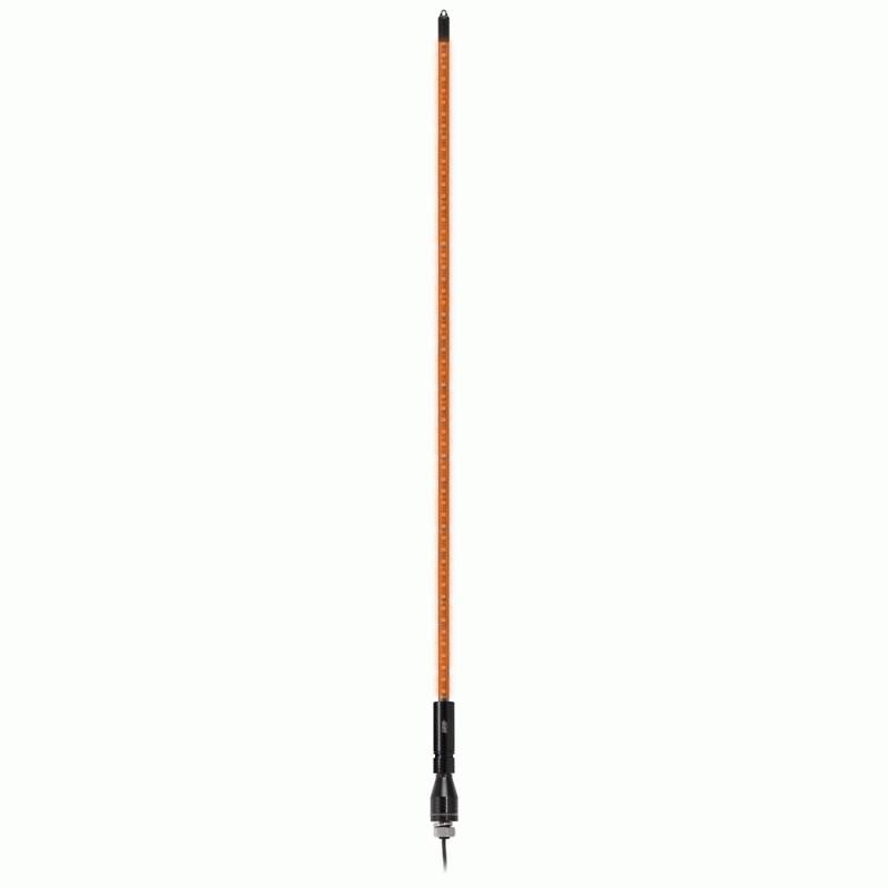 SINGLE COLOR LED WHIP ANTENNA 6FT &NDASH; ORANGE
