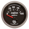 Autometer Jeep 52mm 0-100 PSI Short Sweep Electronic Oil Pressure Gauge