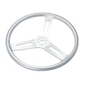 15in Flat Steering Wheel No Wrap