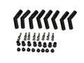 Ceramic Spark Plug Boot Kit 45-Deg 8pk Black