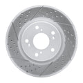 DFC 13-22 Honda Accord Sedan Front Left Drilled & Slotted Geoperformance Rotor