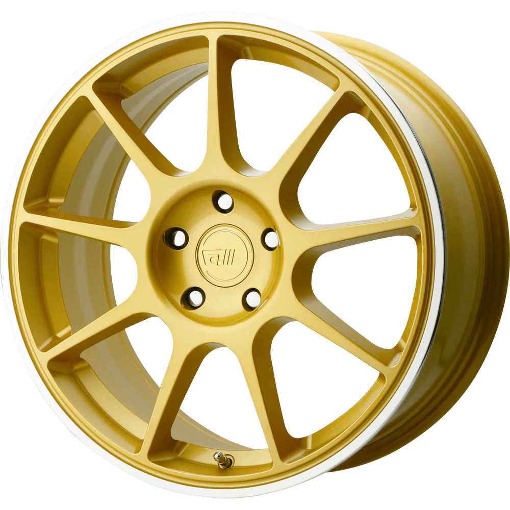 MR138 19X8.5 5X112 GOLD MACH-LIP 45MM