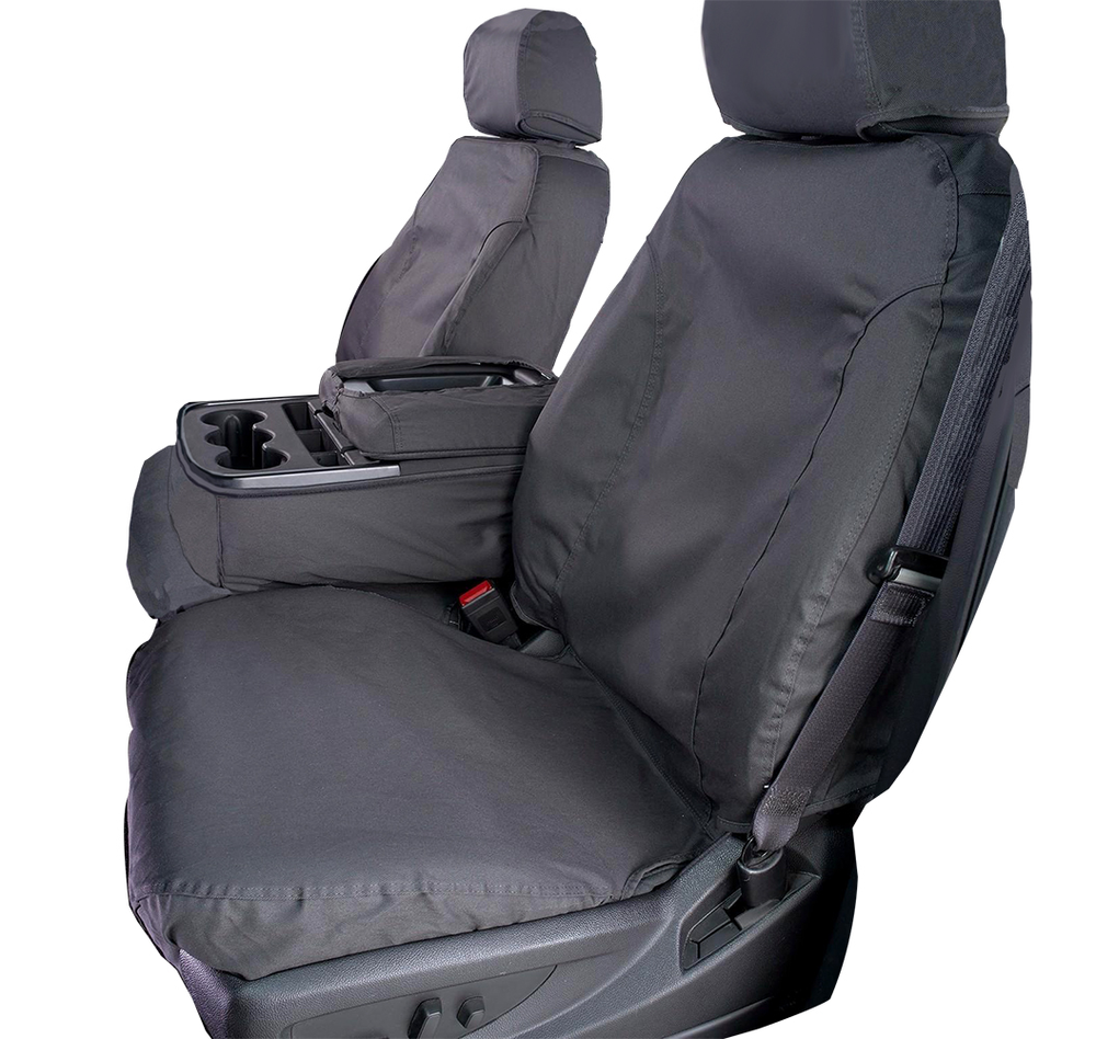 CUSTOM SEAT SAVER THIRD ROW POLYCOTTON CHARCOAL